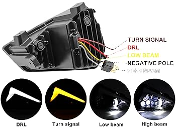 Amazon | SAUTVS LEDヘッドライトアセンブリ Can Am Ryker用 2個